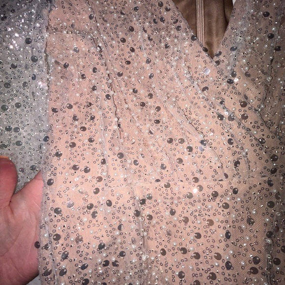 BRAND NEW NWT NADINE MERABI MAYA WHITE DRESS - Picture 13 of 17